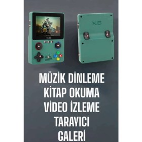 Resim Eco Lounge 3.5 Inç Ekran 1000 Oyunlu Oyun Konsolu El Atarisi Miüzik Dinleme ve Kitap Okuma 