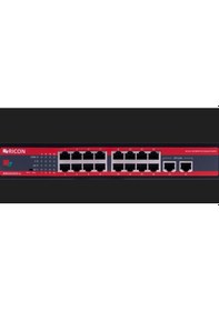Resim Ricon RSB1623FEP-U 16 Port Ethernet Power Over Ethernet Unmanaged Switch 