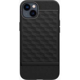 Resim Caseology iPhone 14 Plus Kılıf Parallax Mag MagSafe özellikli Matte Black - ACS04927 