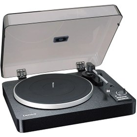 Resim Lenco LBTA-165BK Pikap Plak Çalar Bluetooth Tam Otomatik Metal Döner Tabla - Siyah 