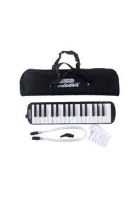 Resim Helvacıoğlu 32 Tuşlu Melodika Seti Bez Çantalı Siyah Görseldeki Ürünler Dahil. 