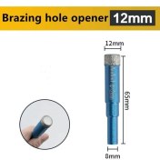 Resim 12MM 6mm 8mm 10MM 12MM 14MM 16MM Elmas Kaplı Matkap Ucu Kiremit Mermer Cam Seramik Delik Testere Matkap Elmas Karot Ucu Yemek Sondaj (Yurt Dışından) 