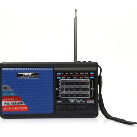 Resim Nns Güneş Enerjili Şarjlı Radyo + El Feneri + Bt + USB + Tf Destekli 