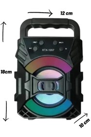 Resim Torima KTS-1057 Işıklı Ses Bombası Bluetooth Hoparlör 