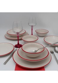 Resim Carmen 18 Parça 6 Kişilik Yemek Takımı 