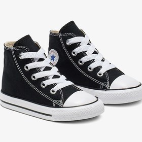 Resim Converse Chuck Taylor All Star High Siyah Bebek Sneaker Ayakkabı 