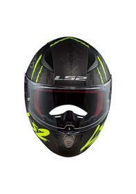 Resim Ls2 Rapıd Raven Mat Siyah - Gri - Neon Sarı Kask 