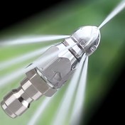 Resim 1/4" Hızlı Bağlantı ile Yüksek Basınçlı Drenaj Jet Nozulu - Ev Boruları için Verimli Temizlik, 5000PSI'ye Kadar, Basınçlı Yıkama Kullanımı için İdeal 