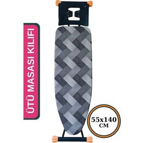 Resim Ütü Masası Kılıfı Stoperli İpli Keçeli Kılıfı Örtüsü Aura 55x140 