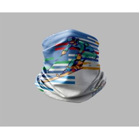 Resim Buffalo Kayak & Dağ Tasarımlı Motorcu Buff Maske Outdoor Boyunluk Unisex Bandana 