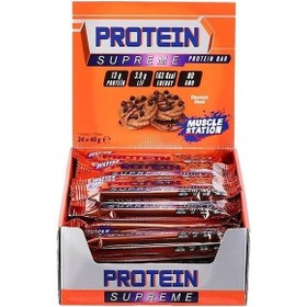 Resim Muscle Station Supreme Protein Bar Chocolate Chunks 40 G 24 Adet 