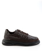 Resim Bambi Kahve Hakiki Deri Erkek Sneaker E01080219003 