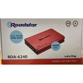 Resim Roadstar RDA-6240 Stereo 3000 Watt 4 Kanallı Oto Amfi 