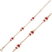 Resim Gumush Balık Figürlü Gümüş Çocuk Bileklik 