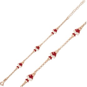 Resim Gumush Balık Figürlü Gümüş Çocuk Bileklik 