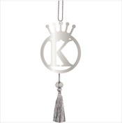 Resim Lizpo Decor Çift Taraflı Ayna K Yazılı Krom Ayna Pleksi Araba Dikiz Aynası Süsü 