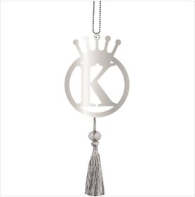 Resim Lizpo Decor Çift Taraflı Ayna K Yazılı Krom Ayna Pleksi Araba Dikiz Aynası Süsü 