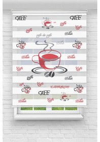 Resim Perdecizade Enxboy Çay Dijital Baskılı Zebra Perde-cocuk Odası-stor Perde Renkli 