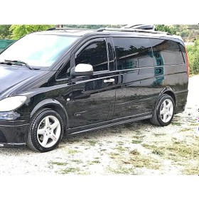 Resim Mercedes Vito 2 W639 Uzun Şase Marşpiyel - 2004 - 2014 Boyasız Fiberglass 