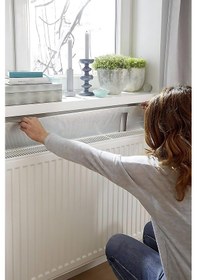 Resim 6 Adet Kalorifer Radyatör Arkalığı Enerji Tasarruf Petek Arkası Isı Yalıtımı Yansıtıcı Plaka Levhası 