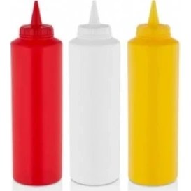 Resim GastroPlast 3'lü Set Fişek Sosluklar 250 ml. 