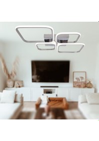 Resim Tt050-kr Tt Aydınlatma Krom Kaplama 4 Lü Led 3 Renk Işık Modüll Krom 