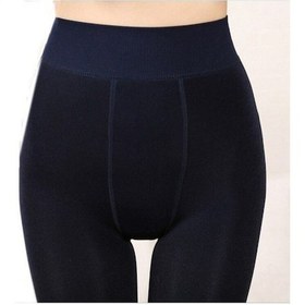 Resim Kadın Kışlık Termal Içlik Peluş Tayt Siyah Siyah 