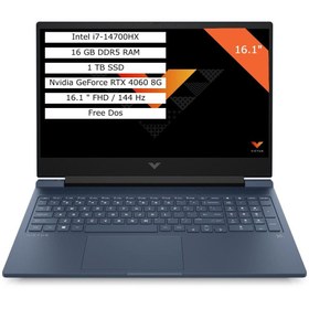 Resim Hp Victus 16-R1041NT 9J243EA Intel I7-14700HX 16GB 1tb SSD 8gb RTX4060 16.1 144Hz Gaming Notebook 