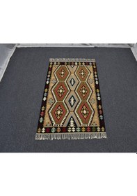 Resim Zehra Abla Halı Yeni El Dokuma Şaheser Kula İzmir Yün Kilim 6377 