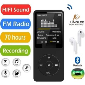 Resim Tastech 8GB HAFIZA KARTLI BLUETOOTHLU MP3 ÇALAR SES KAYIT FM RADİO DAHİLİ HOPARLÖR EKRANLI MÜZİK ÇALAR 