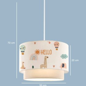 Resim Homing Home Hello Friends Kumaş Baskılı Sarkıt Çocuk Odası AYD-3364 