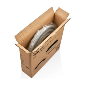 Resim Muf Home Qlux Ideas 2'li Katlanabilir Silikon Badya Seti Pratik Yerden Tasarruf Sağlar (5 Lt + 9 Lt) Bpa Içermez 