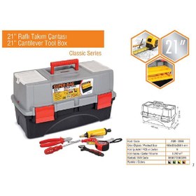 Resim Takım Çantası 21 Plastik Raflı 