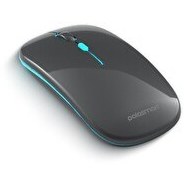 Resim Polosmart PSWM20 - 1600DPI Led Aydınlatmalı Sessiz Bluetooth Özellikli Kablosuz Mouse - Gri 