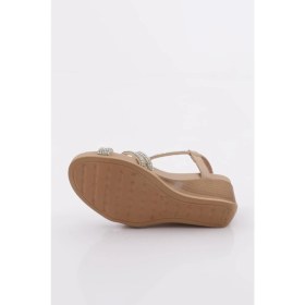 Resim DGN 1046 Kadin Dolgu Taban Çapraz Bantli Sandalet 