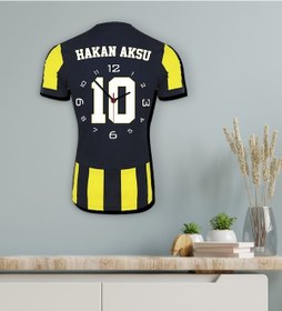 Resim Bk Gift Kişiye Özel İsimli Taraftar Forma 3d Ahşap Duvar Saati-2, Arkadaşa Hediye, Sevgiliye Hediye, Doğum Günü Hediyesi Kobitmeyencom30154 Bk Gift 