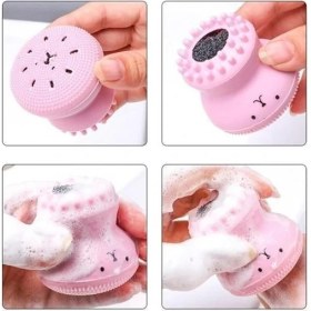 Resim Karahanbey Peeling Etkili El Yüz Cilt Temizleme Fırçası Silikon Temizlenmesi Kolay Siyah Nokta G 