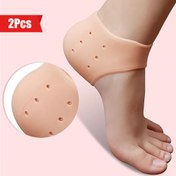 Resim 2/4 Adet Silikon Jel Topuk Koruyucuları - Kuru Çatlak Topuklar İçin Nemlendirici Nefes Alabilir Ergonomik Tasarım, Kadın ve Erkekler için Uniseks Ayak Bakım Kılıfları, Yumuşak Yastıklama & Sürtünme Koruma, Günlük Konfor Aksesuarları | Benzersiz Delikli Tasarım | Dayanıklı Elastik Malzeme 