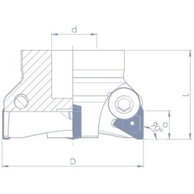 Resim Fett VRF90S-TP22-D0160-D40-Z07 Vorgen Freze Takımı 