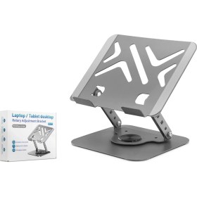 Resim Skygo Karbon Çelik 360 Derece Dönebilen Laptop ve Tablet Standi - Gri HDX8017 