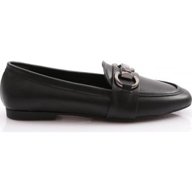 Resim Dgn 5027 Kadin Loafer Ayakkabi 5027-1423-R1534 Siyah 