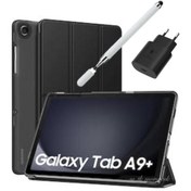 Resim Samsung Galaxy Tab A9 Plus 8gb 128gb 11'' Ekran Siyah Kalem Kılıf Şarj Başlık ( Türkiye Garatili) 