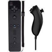 Resim Cbtx 8511 İçin Wii U Gecikme Yok Kablosuz Bağlantı Sağ Ve Sol Oyun Tutamağı Denetleyicisi Gamepad Siyah 