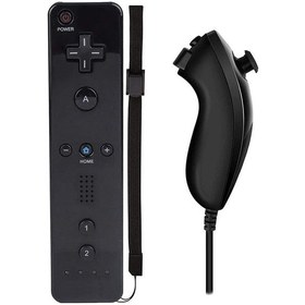 Resim Cbtx 8511 İçin Wii U Gecikme Yok Kablosuz Bağlantı Sağ Ve Sol Oyun Tutamağı Denetleyicisi Gamepad Siyah 