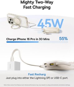 Resim Baseus Enerfill Fc21 Qpow3 Ultra Dijital Göstergeli Powerbank 20.000 Mah 45w - Titanyum Titanium 