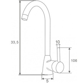 Resim Lates Delta Eviye Mutfak Bataryası Krom 