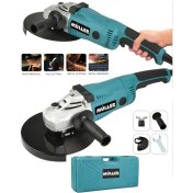 Resim Alman 3200 W Metal Şanzıman 230MM Büyük Spiral Taşlama Makinesi Çantalı 