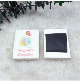 Resim Balonlu Fil Baskılı Taş Magnet(30 Adet) 