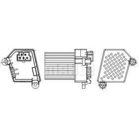 Resim BEHR MAHLE ABR33000S (5HL351311-521) Klima Salteri ( BMW E39-E46-E53-E83 ) 5HL351311521 (WR521548) 