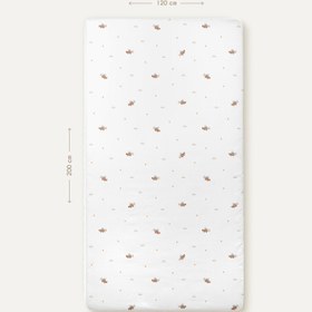 Resim Happy Tony %100 Organik Pamuk Tek Kişilik Çocuk Nevresim Takımı 120 x 200 cm 